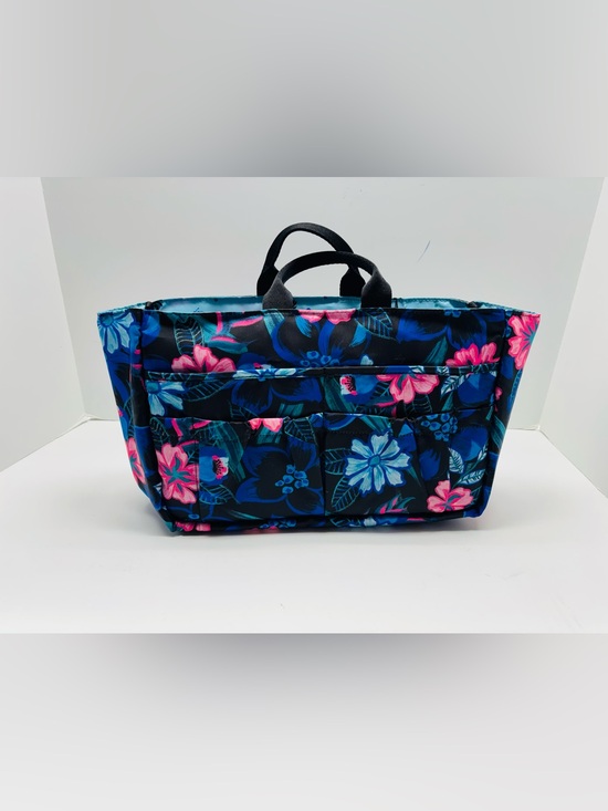 lug Handbags - MAKE AN OFFER! NWOT Lug RESORT BLACK CHARIOT Large Floral Organizer Tote Bag